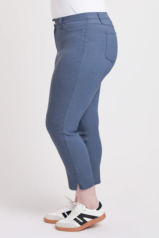 Pants Women's Plus High Rise Hyperstretch Cropped Straight Pants