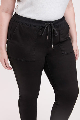 Pants Women's Plus High Rise Pull On Straight Jogger