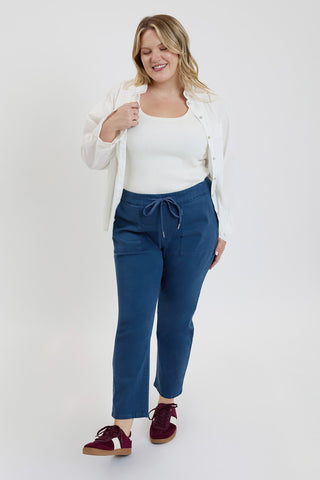 Pants Women's Plus High Rise Pull On Straight Jogger