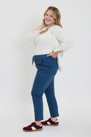 Pants Women's Plus High Rise Pull On Straight Jogger