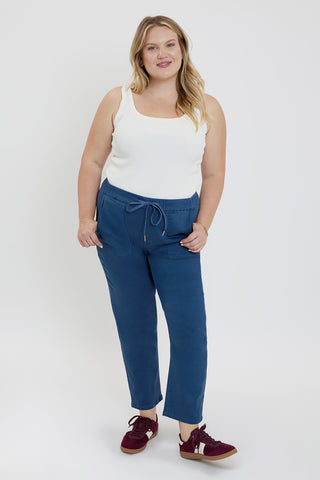 Pants Women's Plus High Rise Pull On Straight Jogger