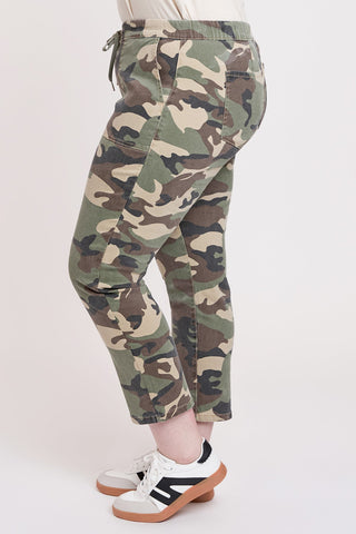 Pants Women's Plus High Rise Pull On Straight Jogger