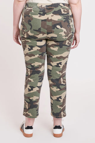 Pants Women's Plus High Rise Pull On Straight Jogger