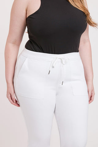 Pants Women's Plus High Rise Pull On Straight Jogger