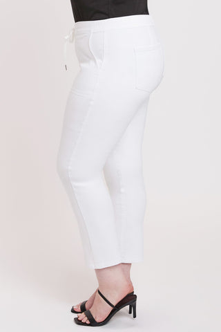 Pants Women's Plus High Rise Pull On Straight Jogger