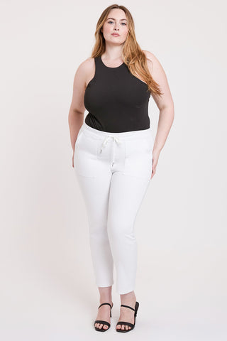 Pants Women's Plus High Rise Pull On Straight Jogger