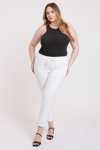 Pants Women's Plus High Rise Pull On Straight Jogger