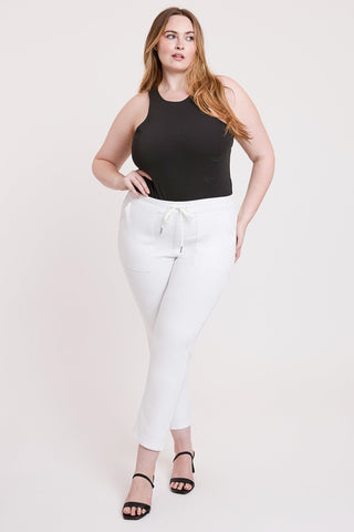 Pants Women's Plus High Rise Pull On Straight Jogger