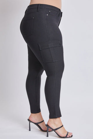Pants Women's Plus Hyperstretch Skinny Cargo Pants