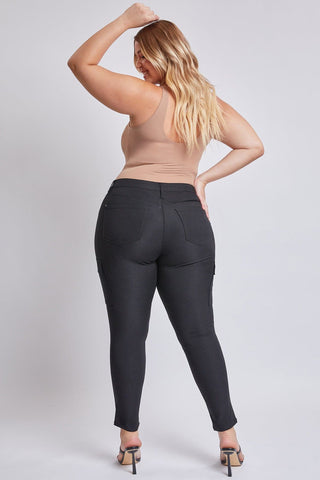 Pants Women's Plus Hyperstretch Skinny Cargo Pants