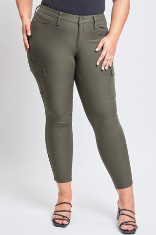 Pants Women's Plus Hyperstretch Skinny Cargo Pants