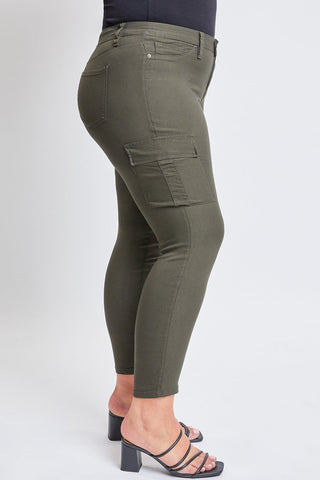 Pants Women's Plus Hyperstretch Skinny Cargo Pants