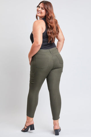 Pants Women's Plus Hyperstretch Skinny Cargo Pants