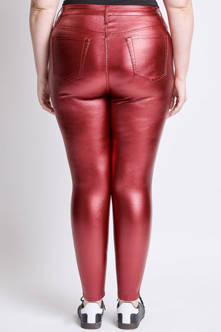 Women's Plus Metallic Skinny Pants