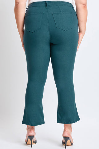 Women's Plus Hyperstretch Cropped Kick Flare Pants