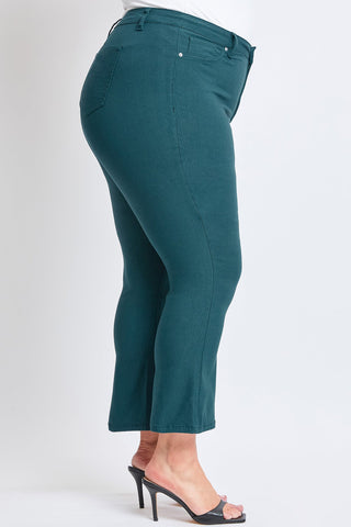 Women's Plus Hyperstretch Cropped Kick Flare Pants