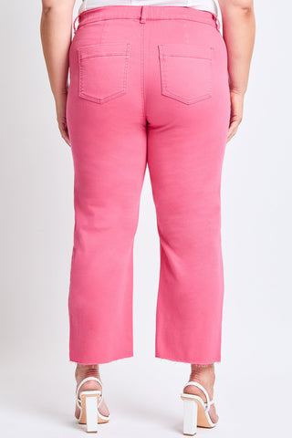 Pants Women's Plus Hyperstretch Cropped Wide Leg Pants