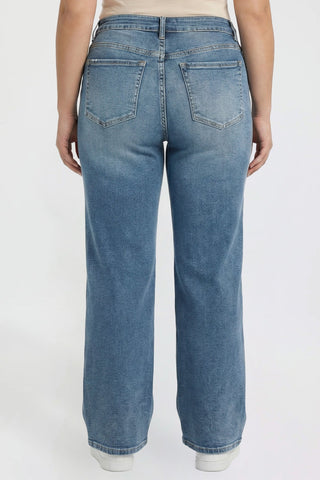 Women's Plus High Rise Wide Leg Jeans