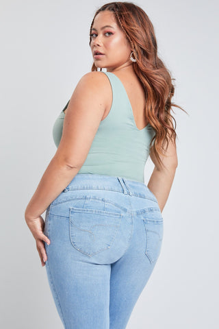 Women's Plus 3 WannaBettaButt Mid-Rise Skinny