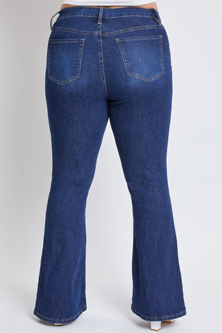 Pants Women's Plus Size Basic Flare Jeans