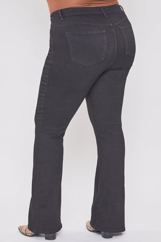 Pants Women's Plus Size Basic Flare Jeans