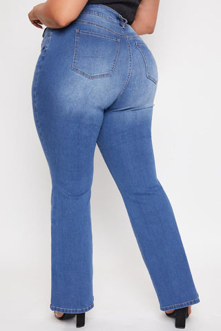 Pants Women's Plus Size Basic Flare Jeans