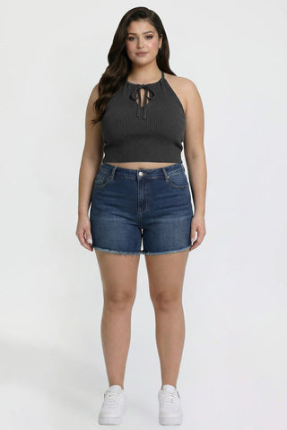 Women's Plus Luxe Short with Raw Hem