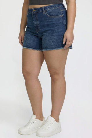 Women's Plus Luxe Short with Raw Hem