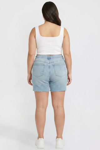 Women's Plus Luxe Long Short with Raw Hem