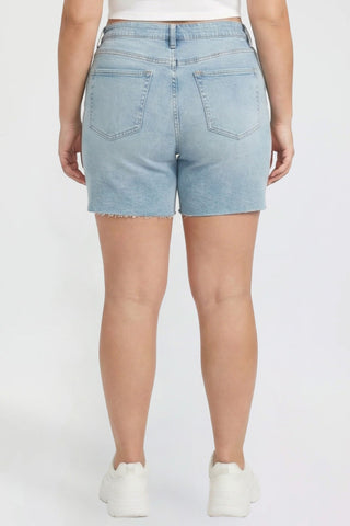 Women's Plus Luxe Long Short with Raw Hem