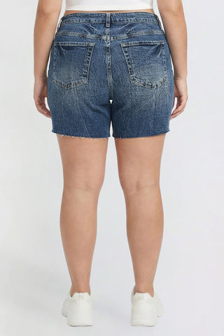 Women's Plus Luxe Long Short with Raw Hem