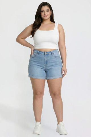 Women's Plus Cuff Hem Short