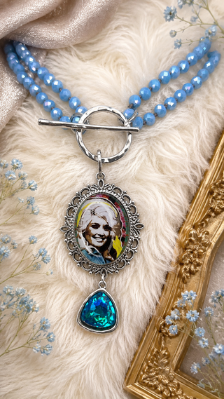 Smoky Mountain Sparkle Necklace by Sandra Ling Designs