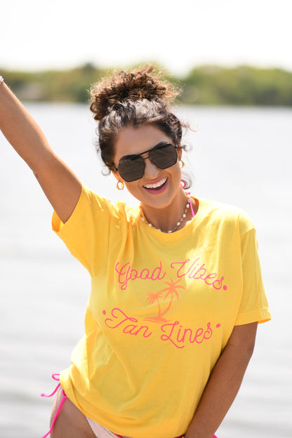 Good Vibes &amp; Tan Lines Tee