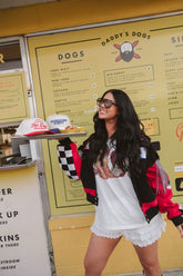 Hat Makes me Want a Hot Dog - Red Vintage Trucker Hat