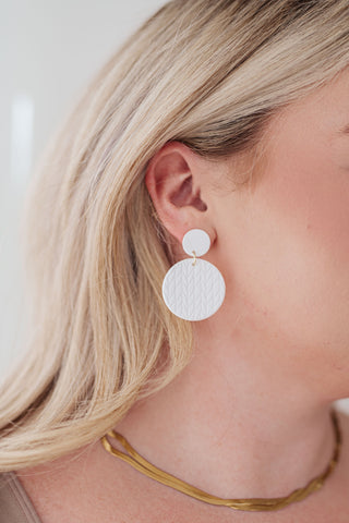 Accessories Falling Petals Earrings in Cream