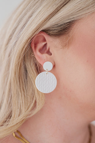 Accessories Falling Petals Earrings in Cream