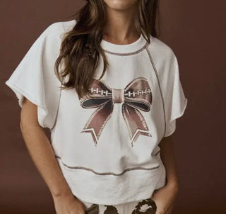 Kick Off Cutie Stitched Football Top