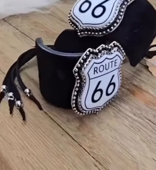 Route 66 Western Statement Cuff Bracelet by Sandra Ling Designs