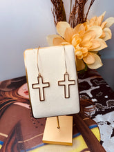 Earrings Long Cross Charm Earring