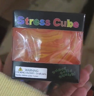 Tie Dye Stress Cube Squishy *READY TO SELL*