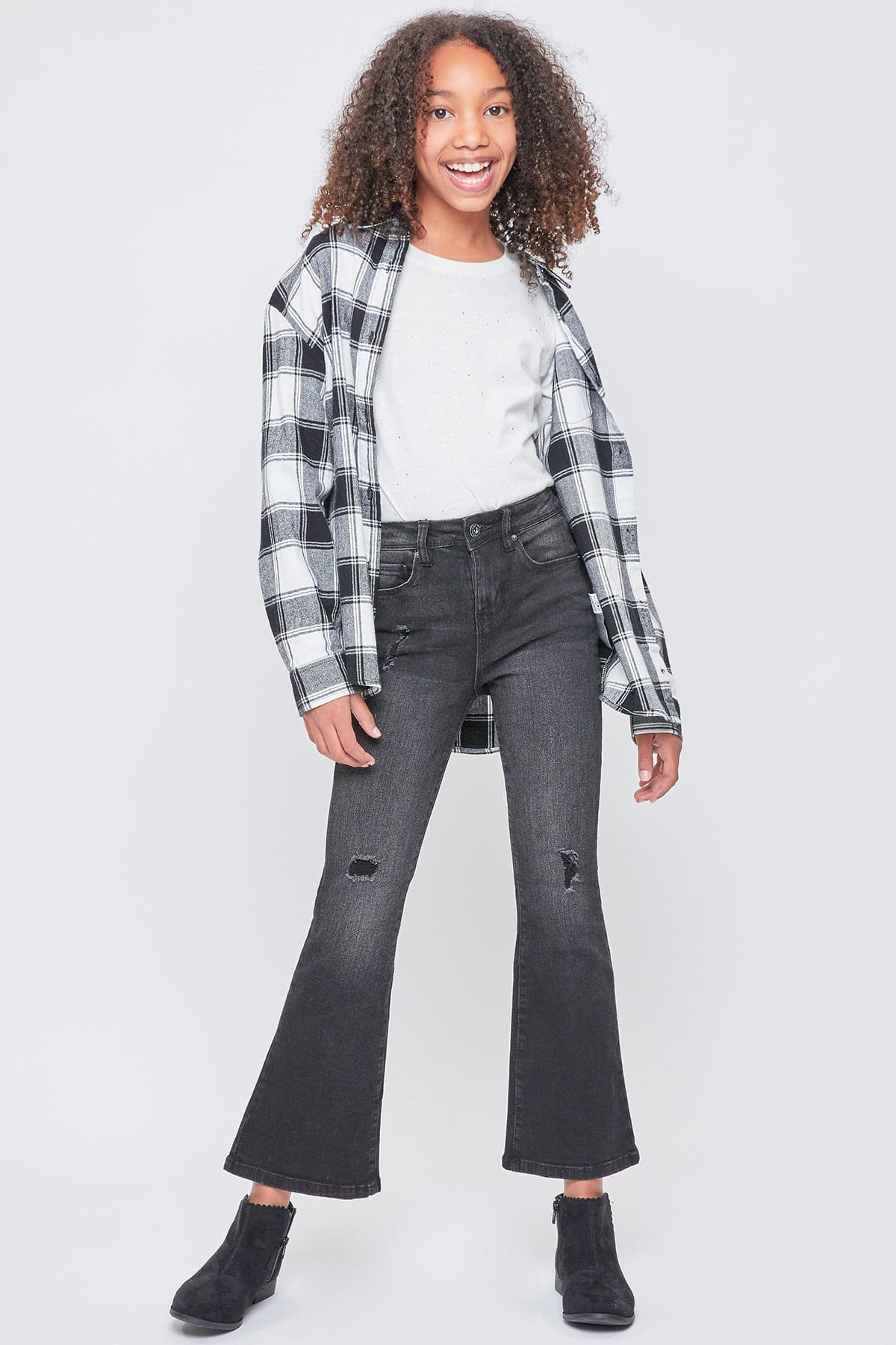 Girls Essential Flare Jeans