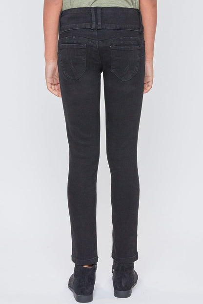 Girls Sustainable WannaBettaFit 3-Button Skinny Jeans
