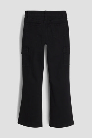 Girls Cargo Flare Pants