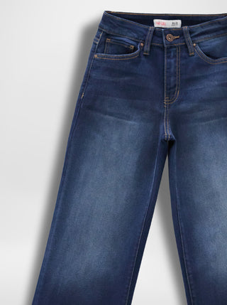 Girls Baggy Clean Hem Jeans