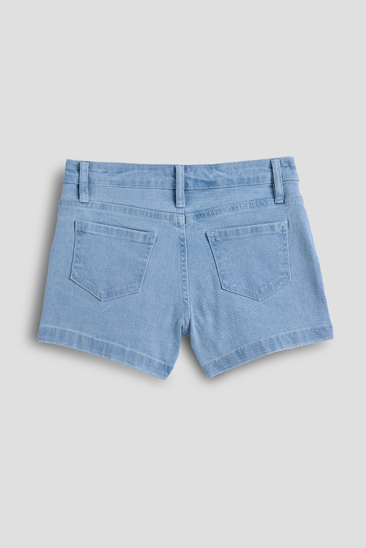 Girls Assymetrical Denim Skort