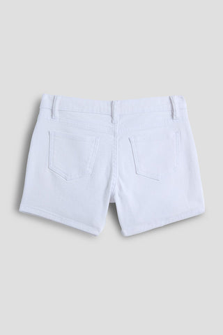 Girls Assymetrical Denim Skort