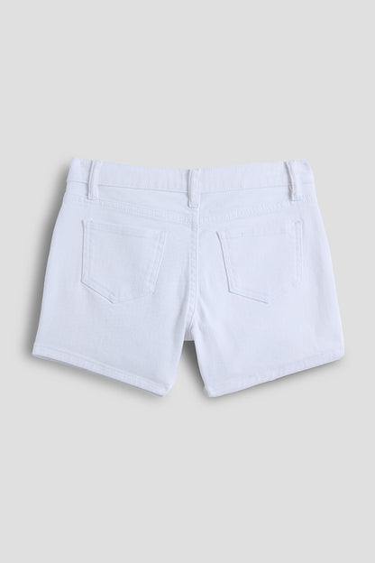 Girls Assymetrical Denim Skort