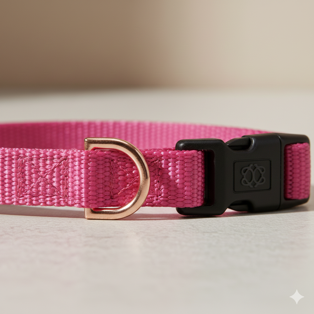 Pet Collars &amp; Harnesses City Collar - Park Ave Pink