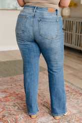 Denim Genevieve Mid Rise Vintage Bootcut Jeans